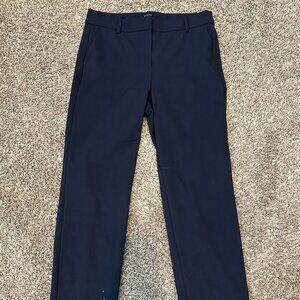 J. Crew Factory Ruby Crop Pant in Navy